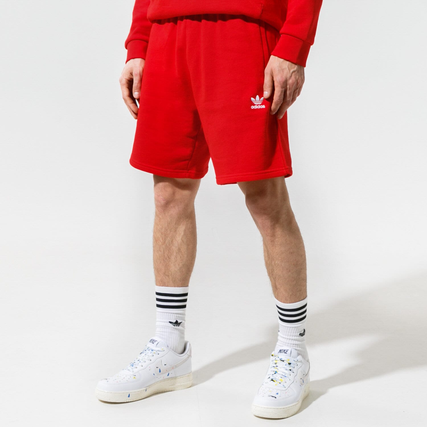 Herren Shorts ADIDAS SHORTS ESSENTIAL SHORT GD2556 Rot