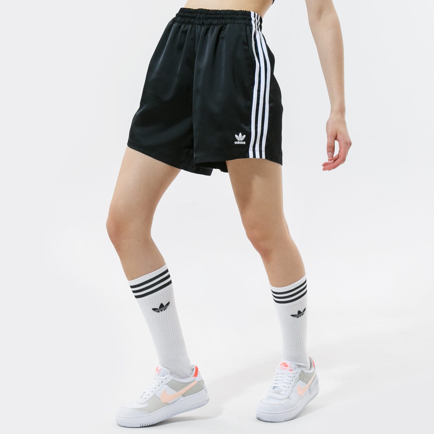 Damen Shorts ADIDAS SHORTS SATIN SHORTS GN2774 Schwarz