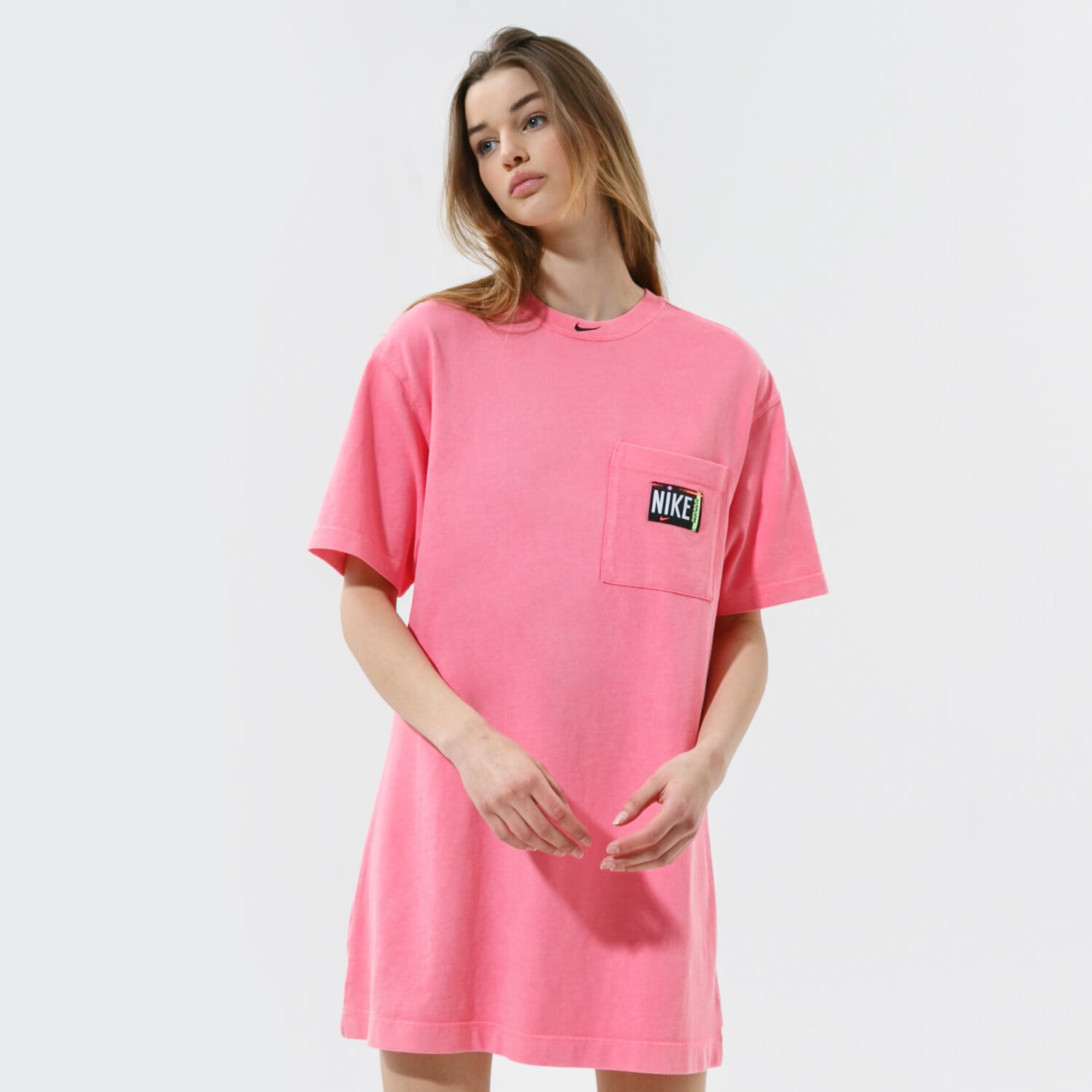 Damen Kleid NIKE KLEID W NSW WASH DRSS CZ9862-675 Rosa