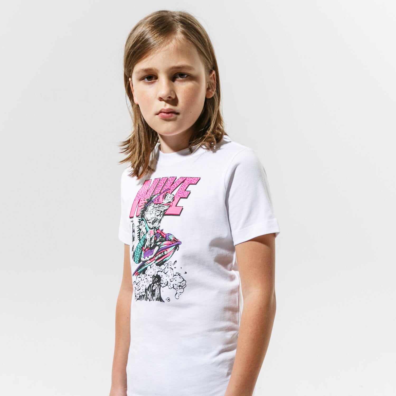 Kinder T-Shirt NIKE T-SHIRT SPORTSWEAR DH6522-100 Weiß