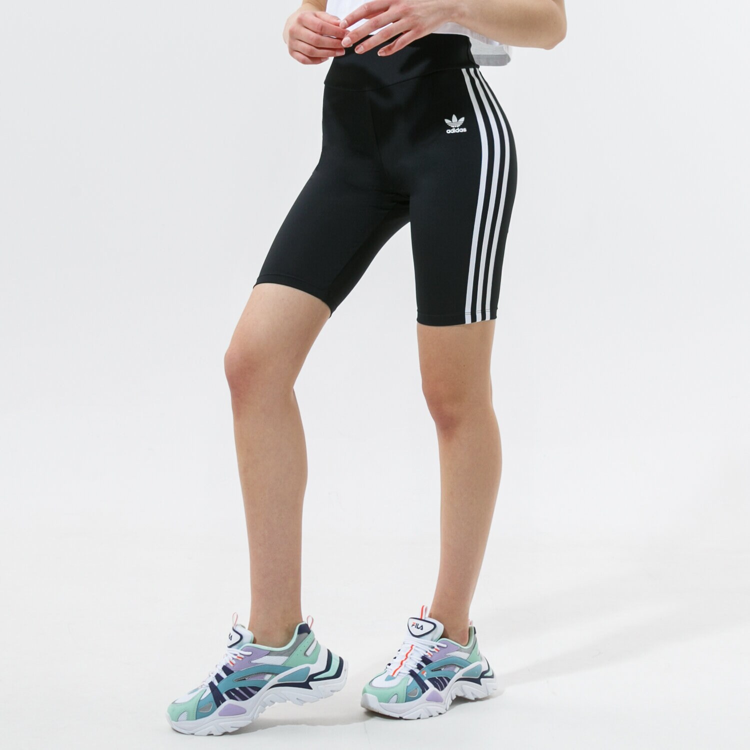 Damen Shorts ADIDAS SHORTS HW SHORT TIGHTS #GN2842 Schwarz