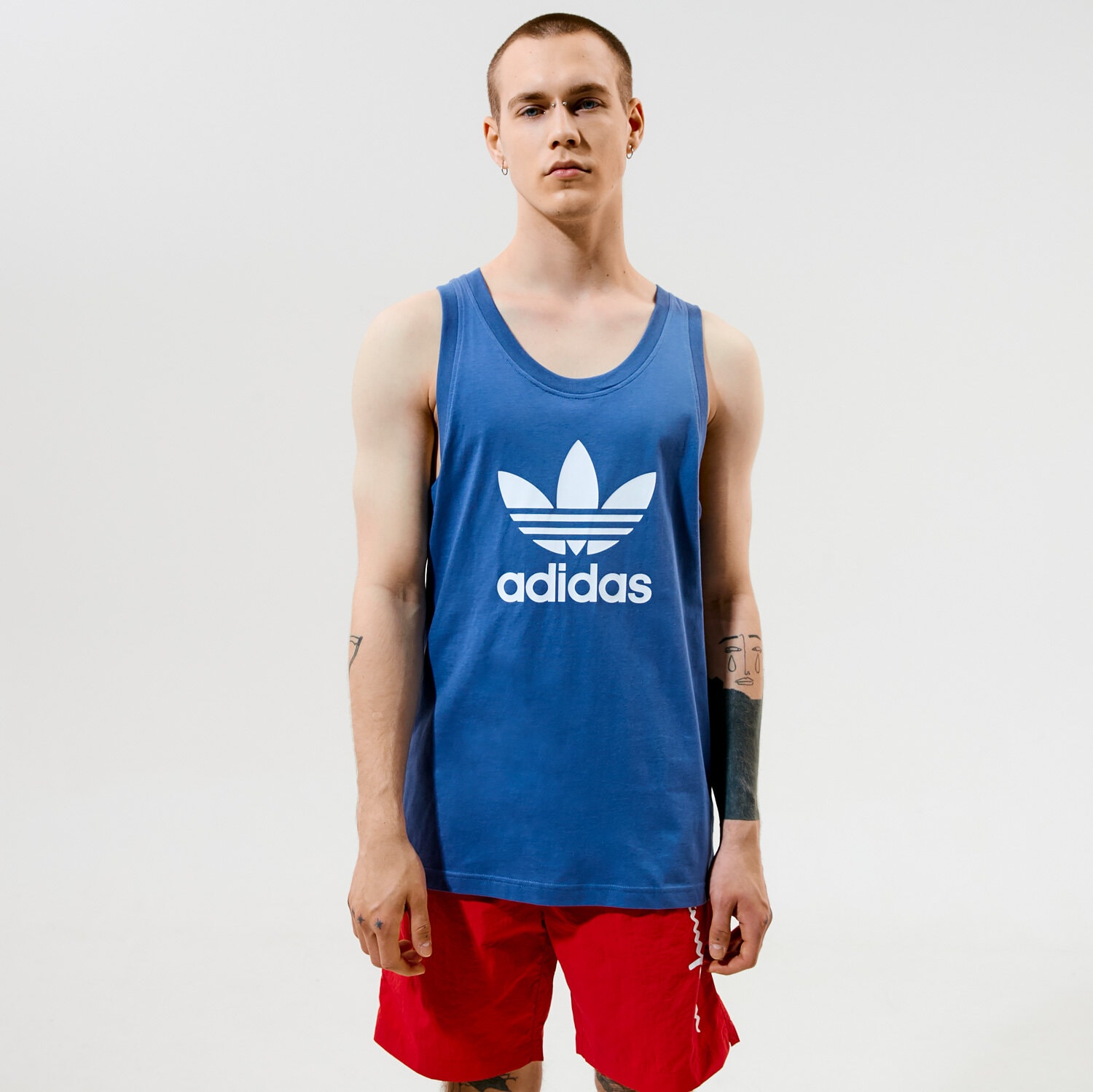 Herren Hosen ADIDAS TANK TREFOIL TANK GN3492 Blau