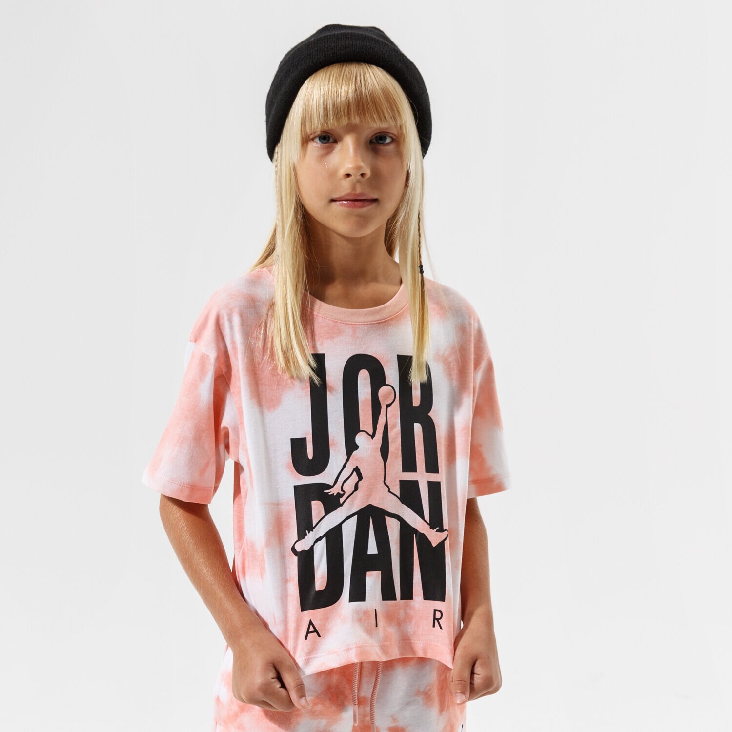 Kinder T-Shirt JORDAN T-SHIRT JORDAN GIRL TIE DYE BOXY TEE GIRL 45A764-N0Q Orange