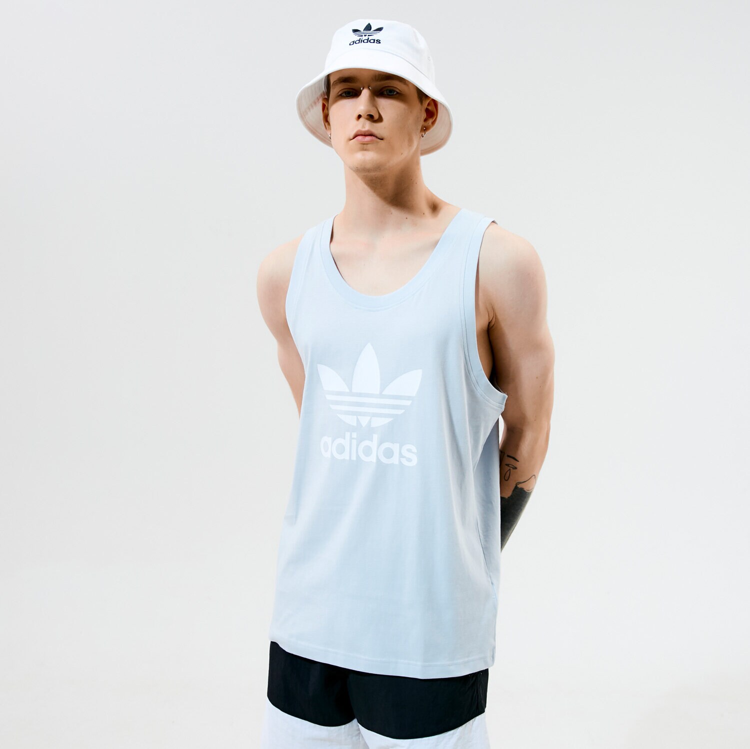 Herren Hosen ADIDAS TANK TREFOIL TANK GN3488 Blau