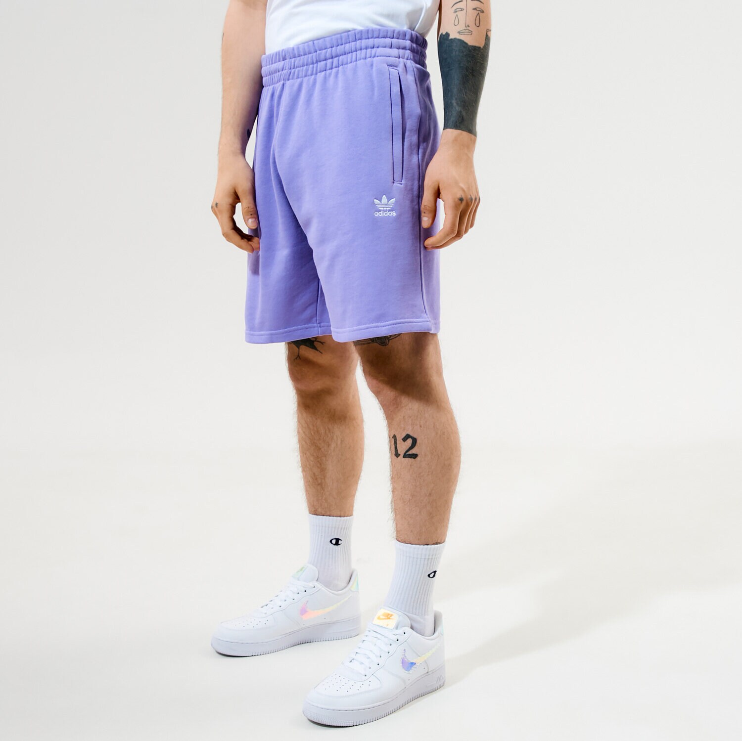 Herren Shorts ADIDAS SHORTS ESSENTIAL SHORT H39973 Violet