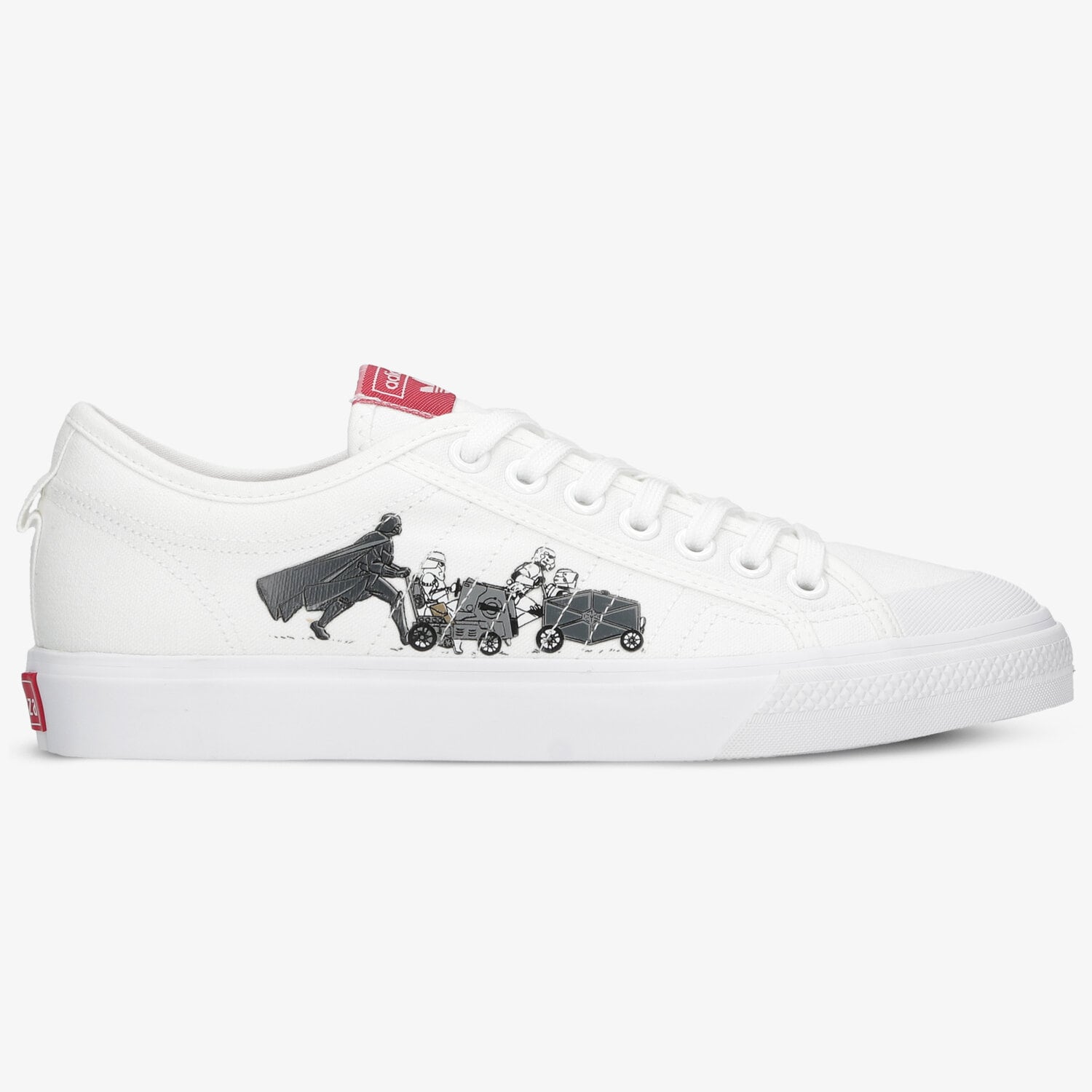 Herren Sneaker ADIDAS NIZZA X STAR WARS FX8351 Weiß