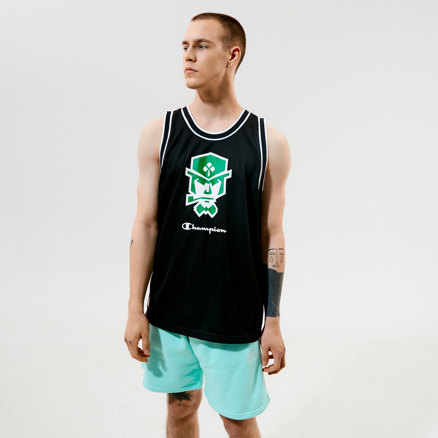 Herren T-Shirt CHAMPION T-SHIRT TANK TOP 215015KK001 Schwarz