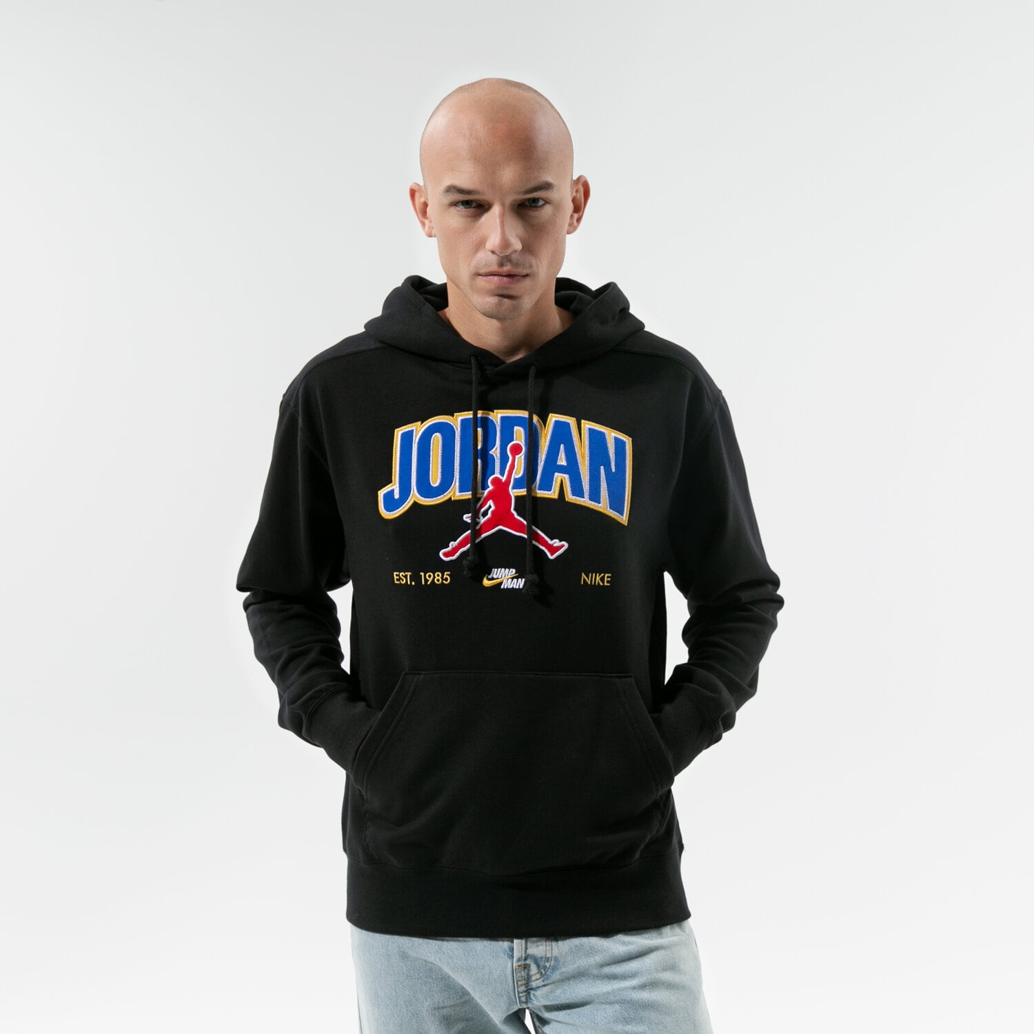 Herren JORDAN HOODIE M J JMPMN FLC PO DA7184-010 Schwarz