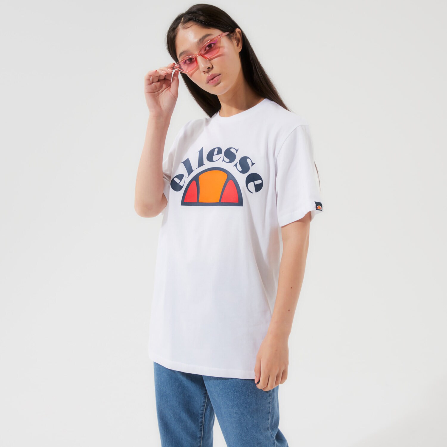 Damen T-Shirt ELLESSE T-SHIRT CINETTA WHT WHT SMG13518908 Weiß