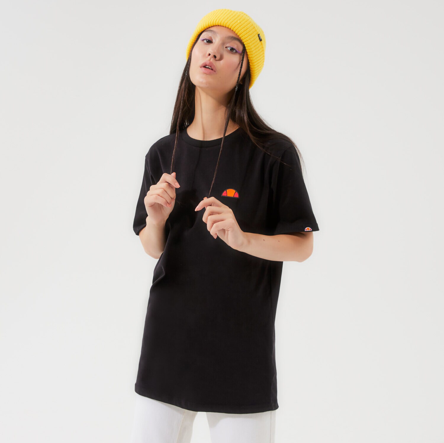 Damen T-Shirt ELLESSE T-SHIRT OSLA BLK BLK SMG13522011 Schwarz