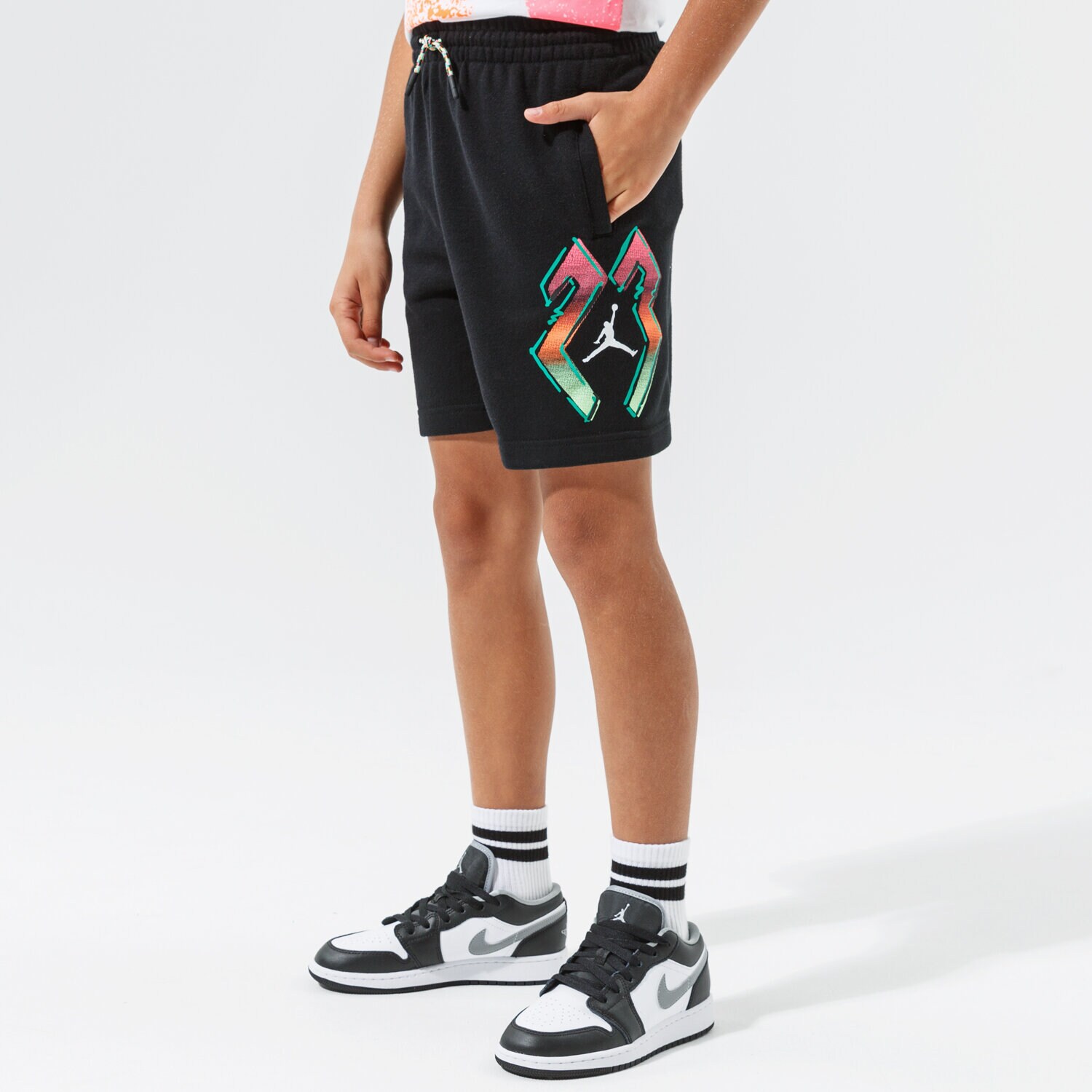 Kinder JORDAN SHORTS SPORT DNA SHORT BOY 95A592-023 Schwarz