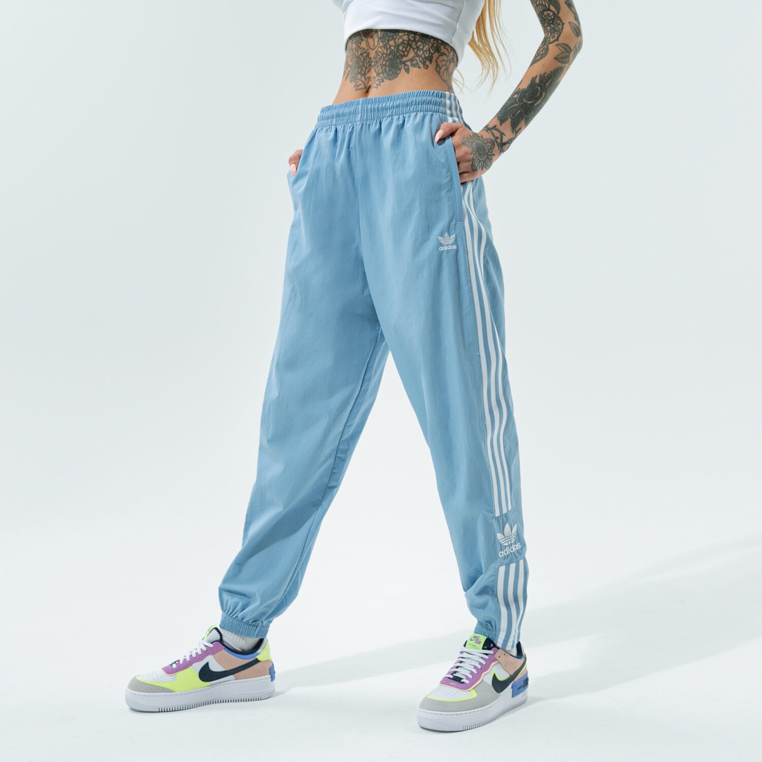 Damen Hosen ADIDAS HOSE TRACK PANTS H20548 Blau
