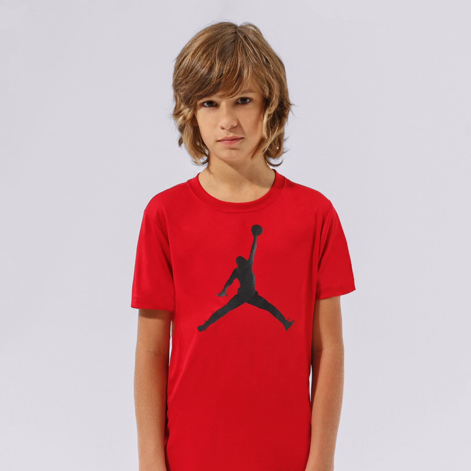 Kinder T-Shirt JORDAN T-SHIRT JDB JUMPMAN LOGO DF TEE BOY 954293-R78 Rot