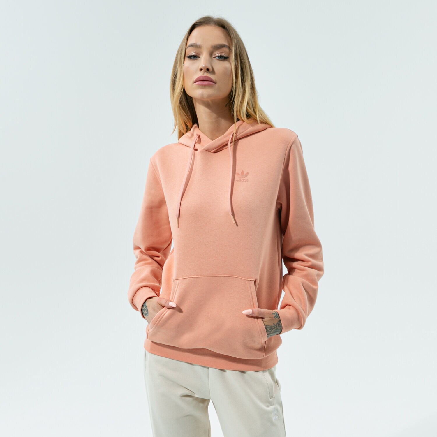 Damen ADIDAS HOODIE MM TREF FB OH H09145 Rosa