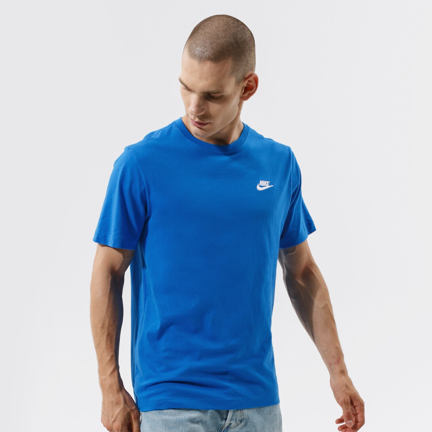 Herren T-Shirt NIKE T-SHIRT SPORTSWEAR CLUB T-SHIRT AR4997-403 Blau