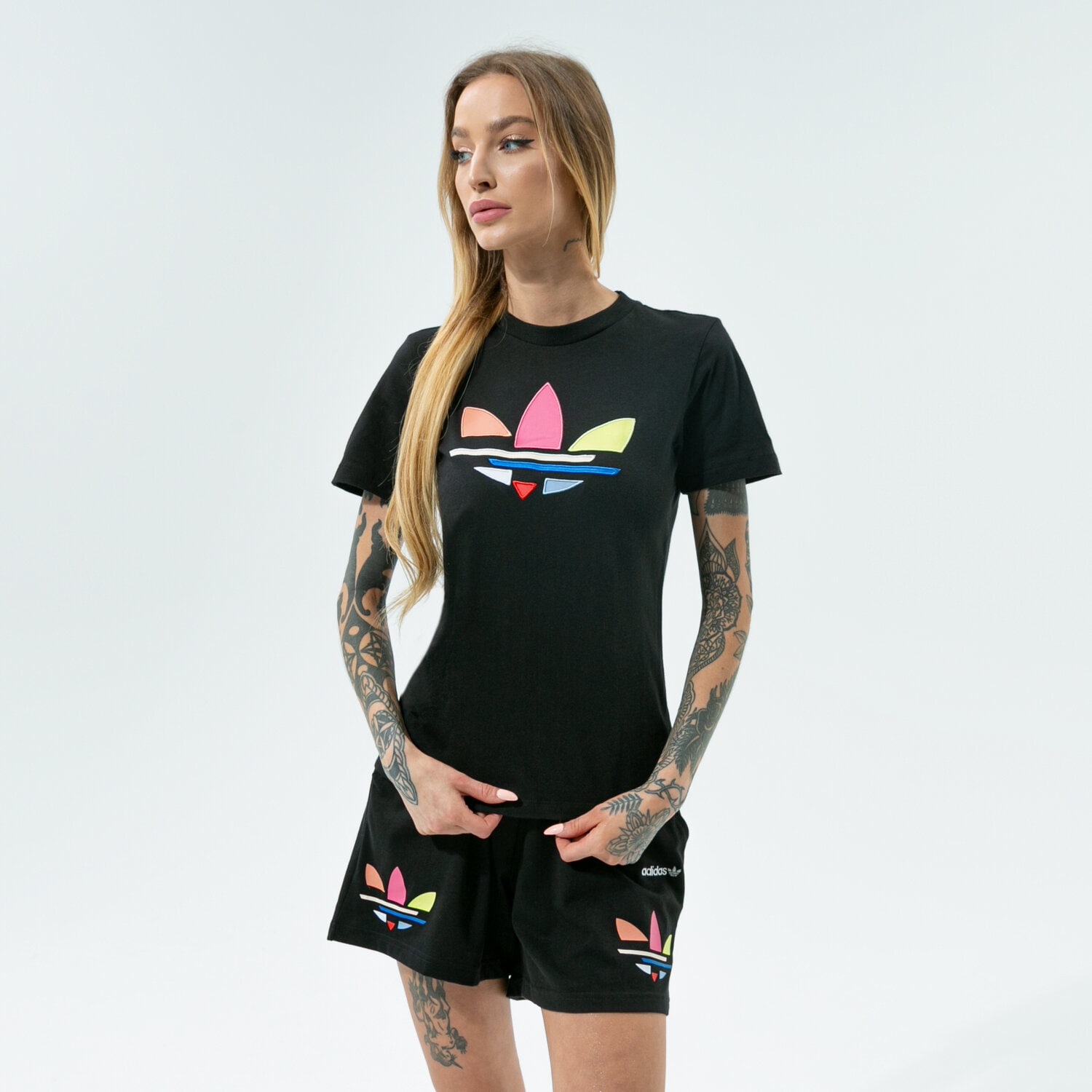Damen T-Shirt ADIDAS T-SHIRT TEE H22859 Schwarz