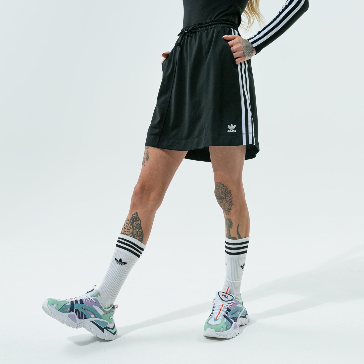 Damen Rock ADIDAS ROCK H37774 Schwarz