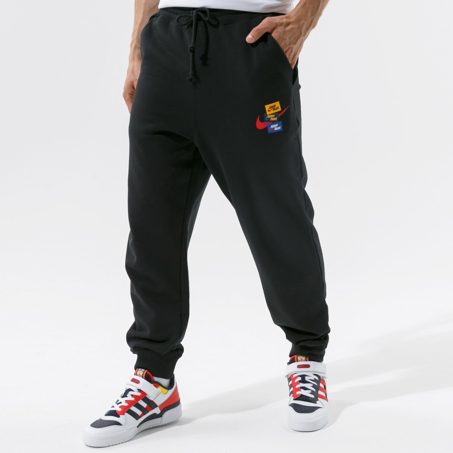 Herren Hosen JORDAN HOSE M J JMPMN FLC PANT DH7724-010 Schwarz