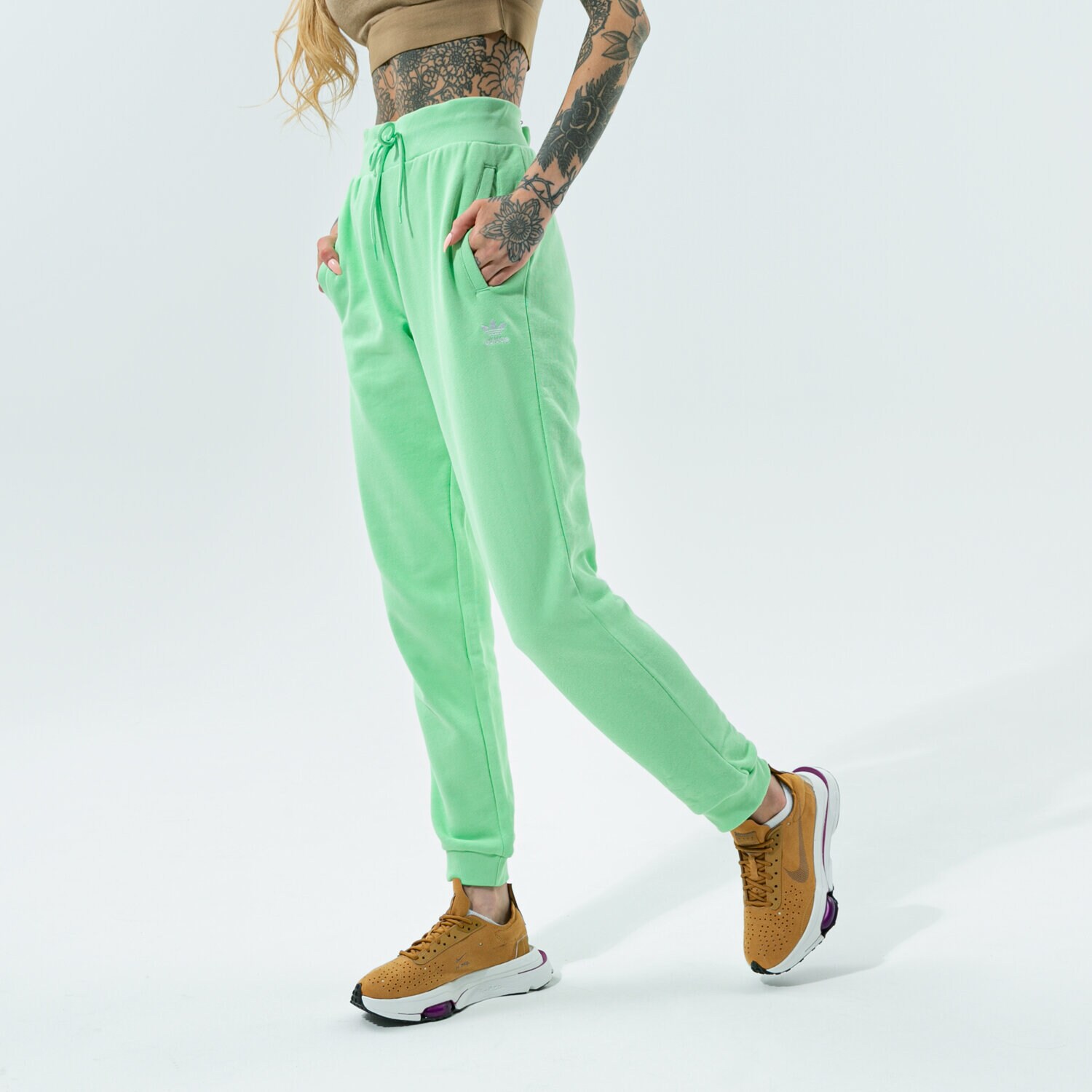 Damen Hosen ADIDAS HOSE TRACK PANT H37875 Grün