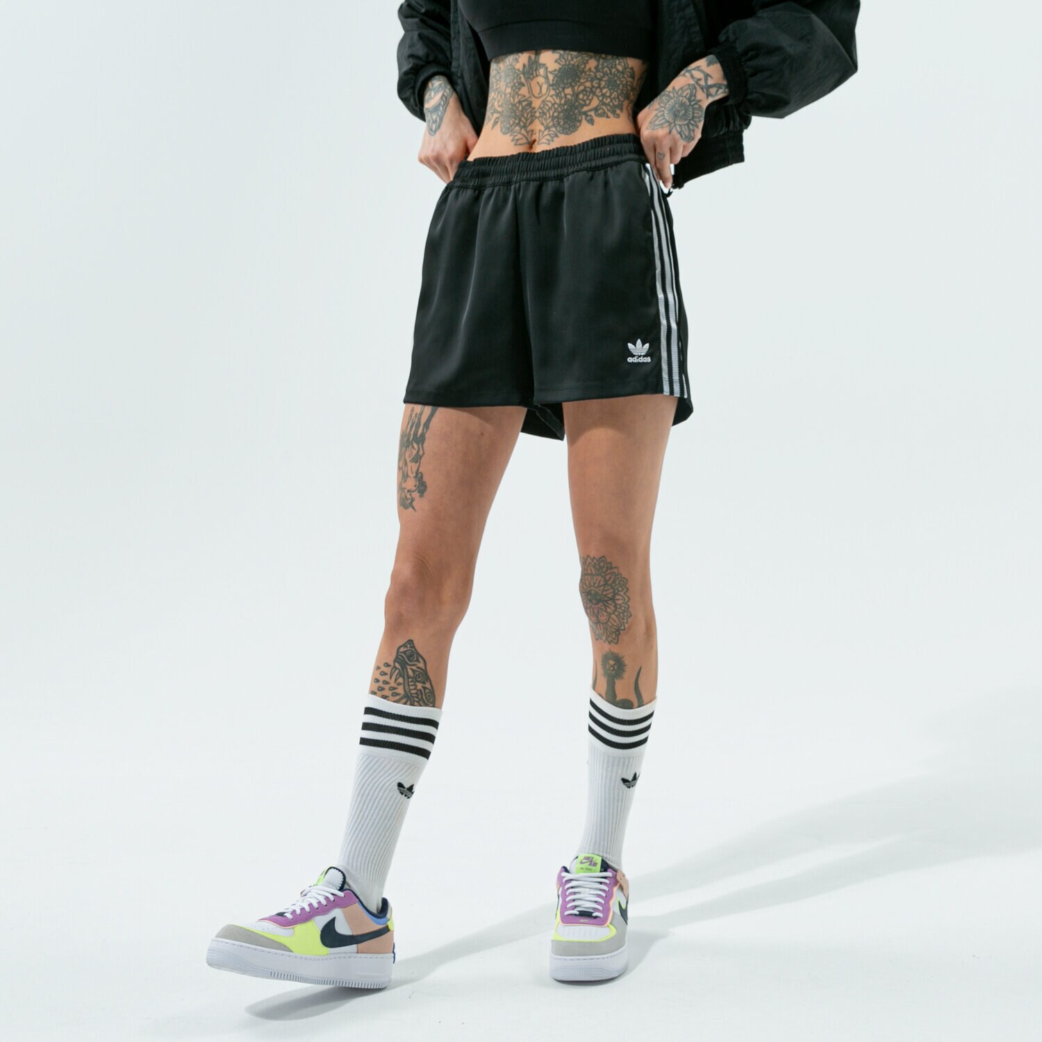 Damen Shorts ADIDAS SHORTS SHORTS H37806 Schwarz
