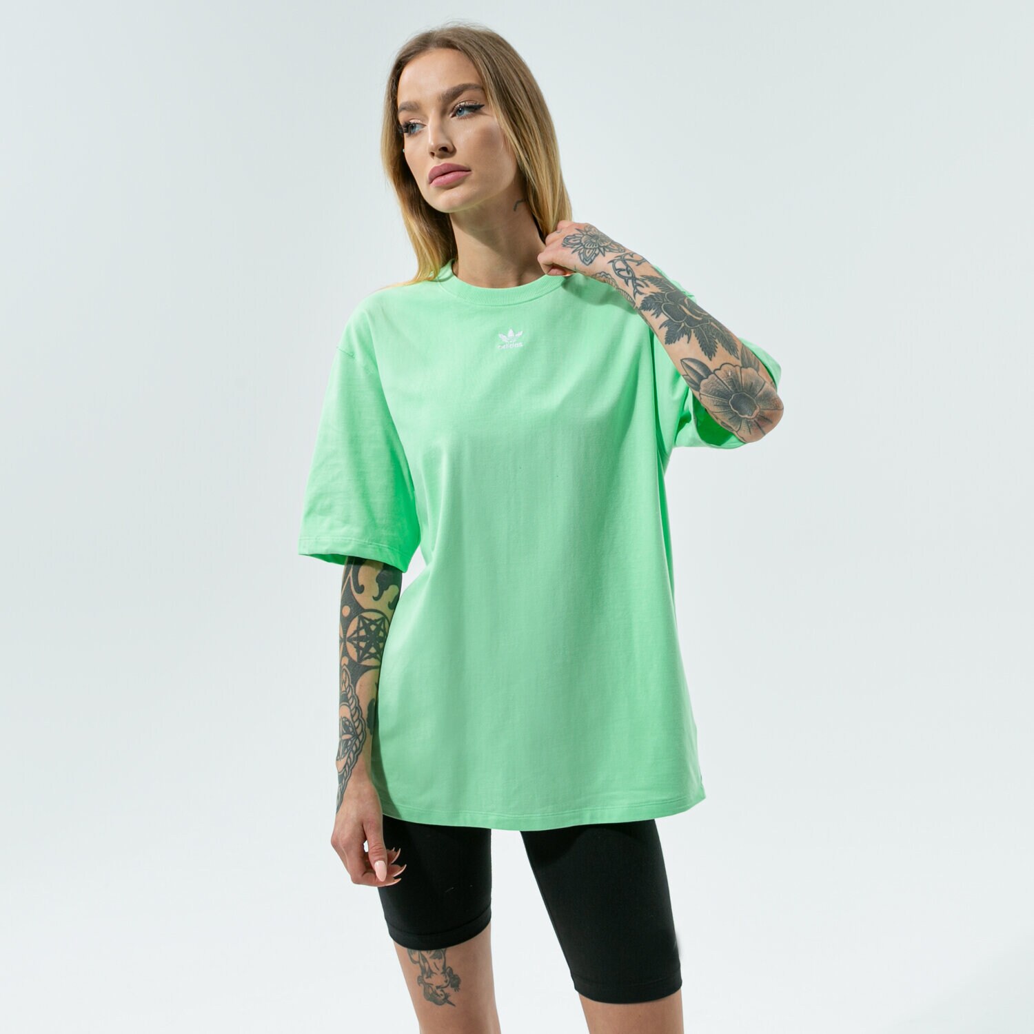 Damen T-Shirt ADIDAS T-SHIRT TEE H06648 Grün