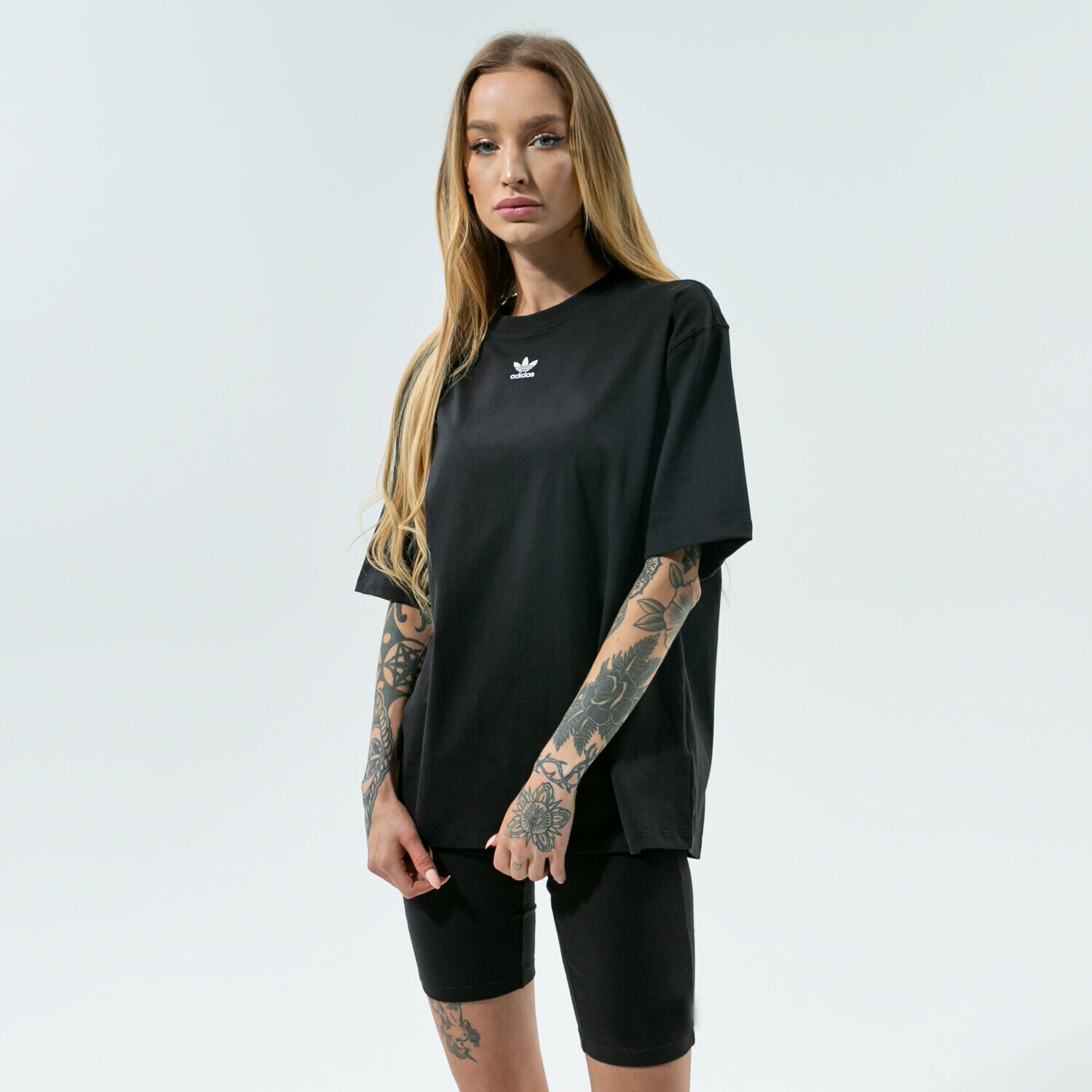 Damen T-Shirt ADIDAS T-SHIRT TEE H06649 Schwarz