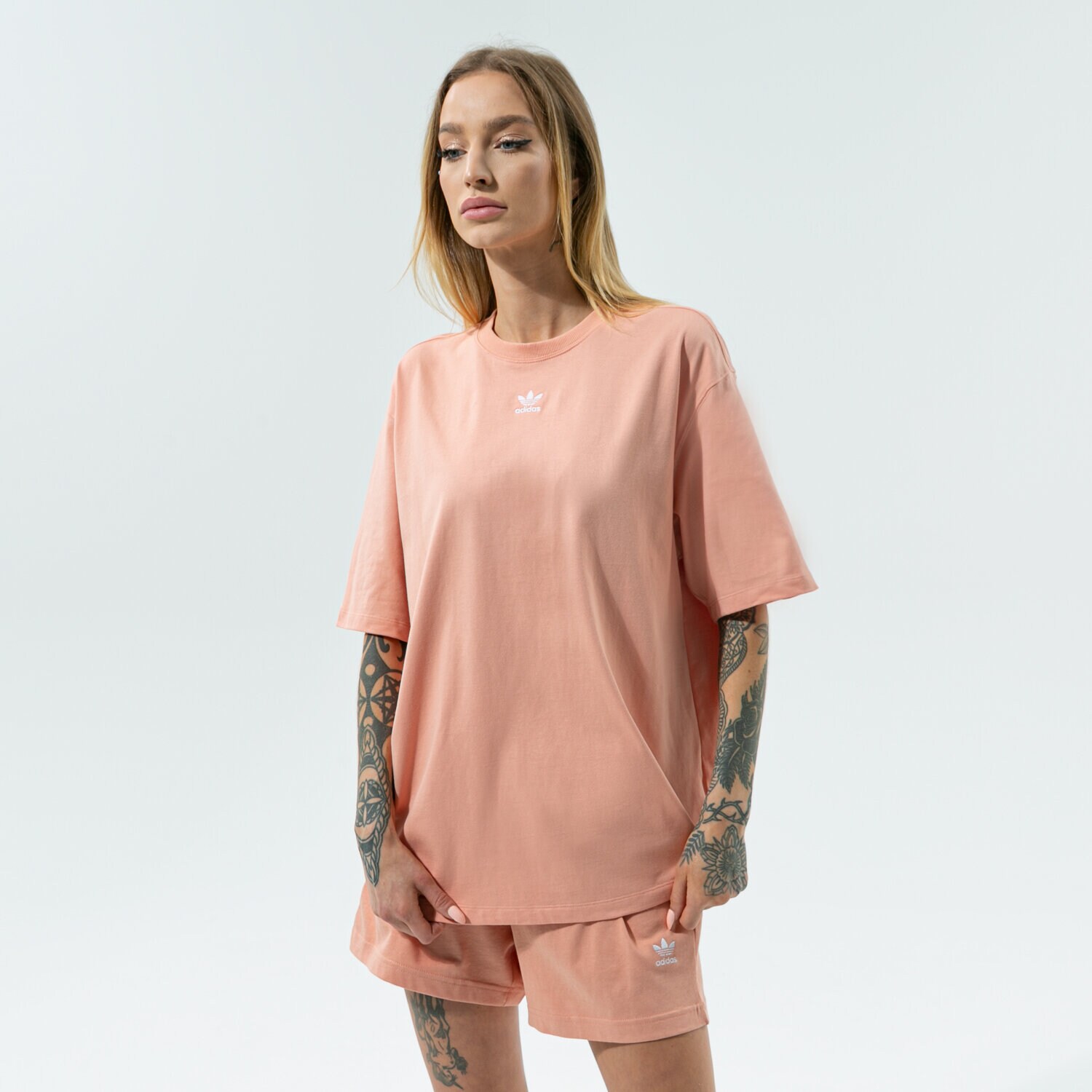 Damen T-Shirt ADIDAS T-SHIRT H06647 Rosa