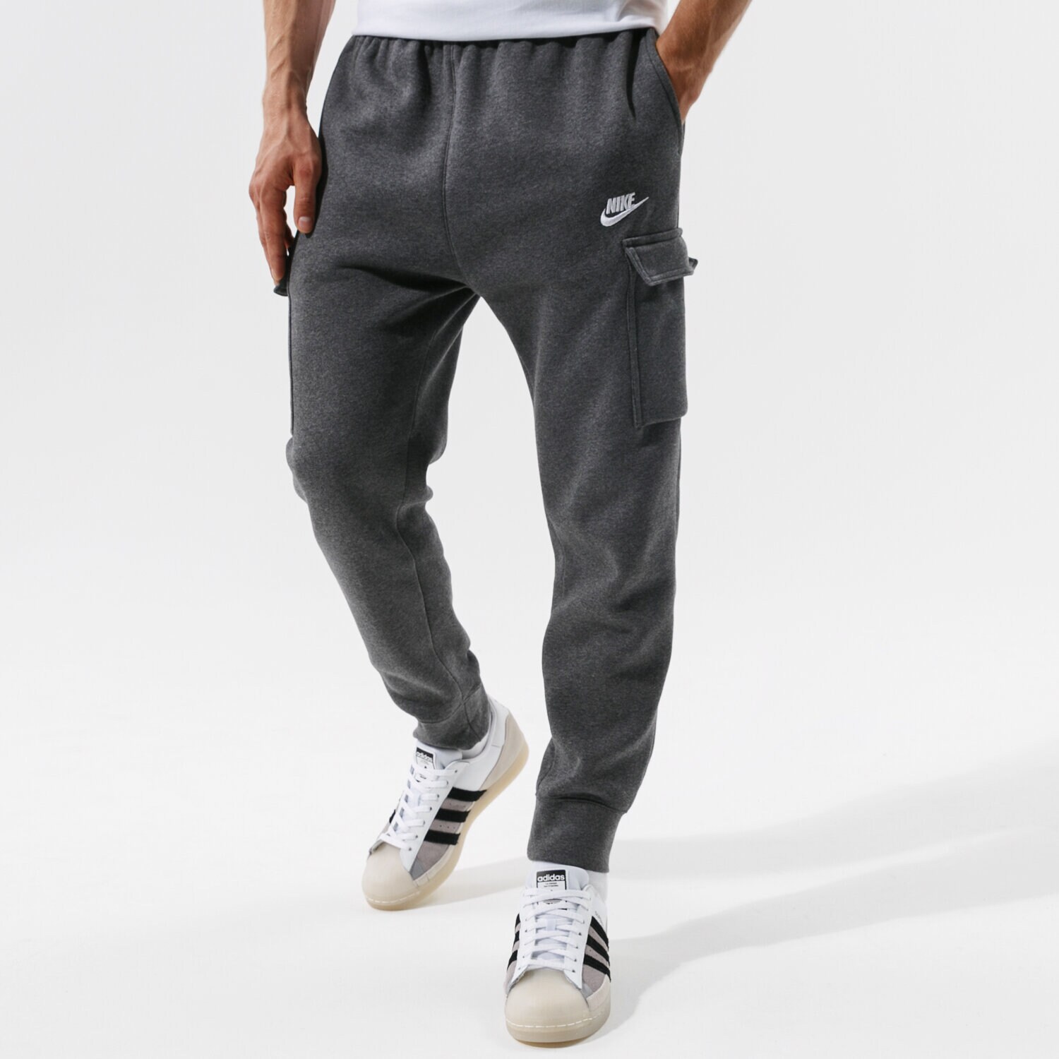 Herren Hosen NIKE HOSE SPORTSWEAR CLUB FLEECE CD3129-071 Grau