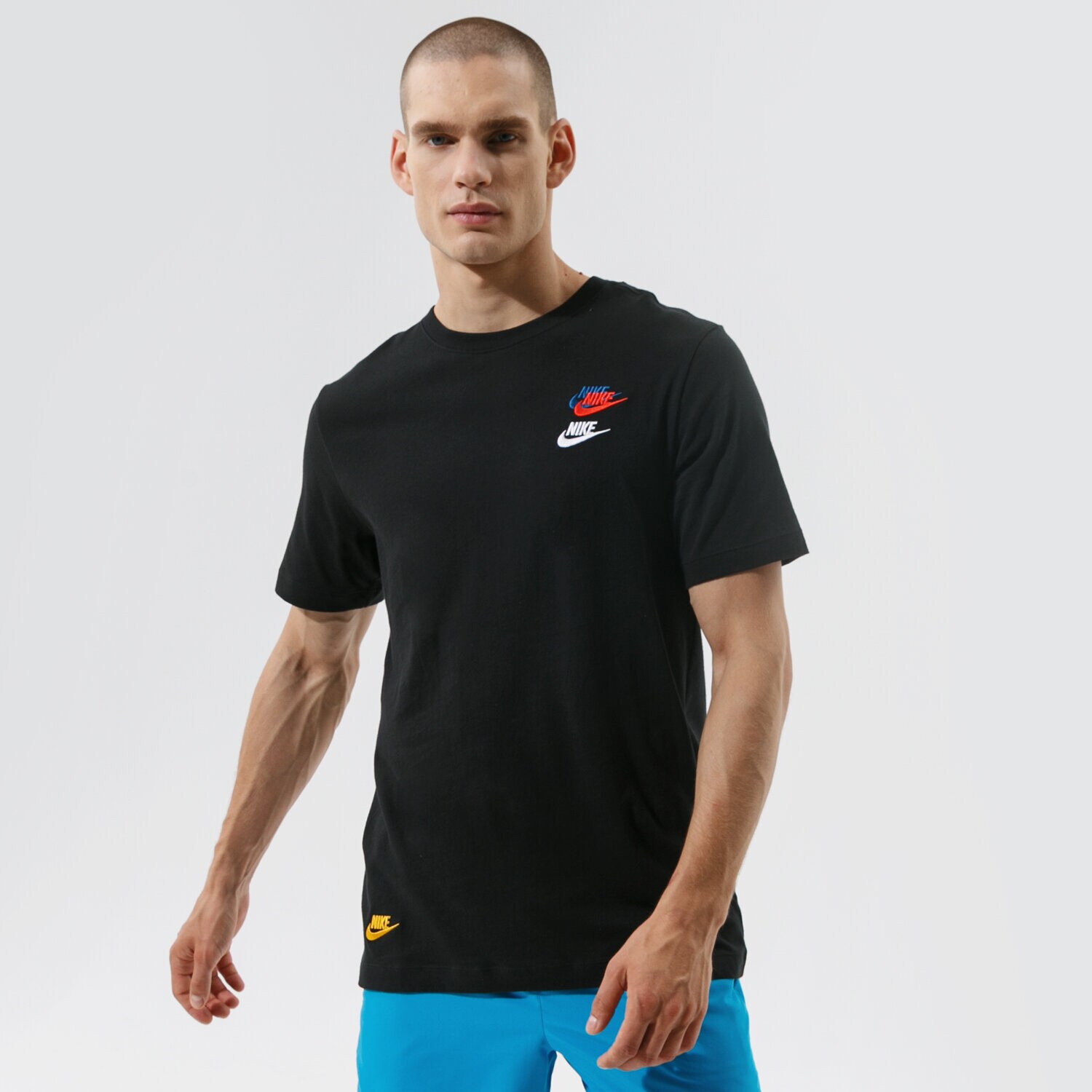 Herren T-Shirt NIKE T-SHIRT M NSW TEE CLUB ESSENTIALS DJ1568-010 Schwarz