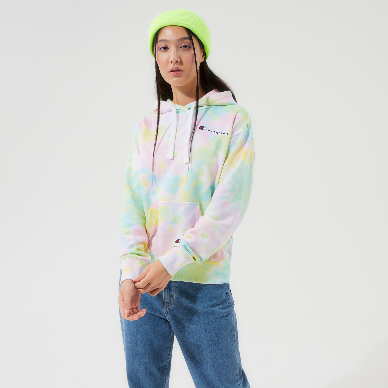 Damen CHAMPION HOODIE HOODED SWEATSHIRT 113934WL002 Multicolor