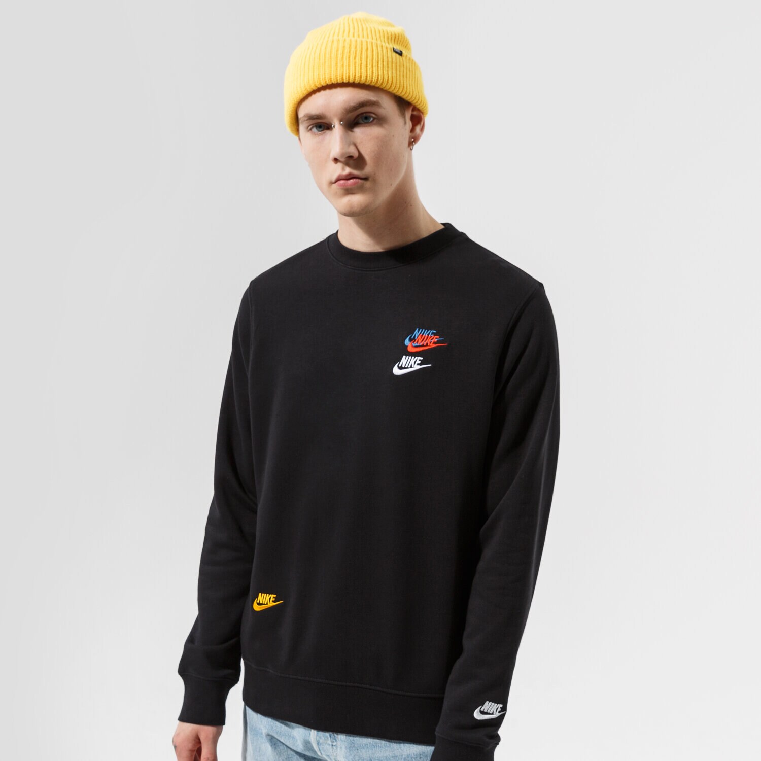 Herren NIKE SWEATSHIRT M NSW SPE+ FT CRW M FTA DJ6914-010 Schwarz