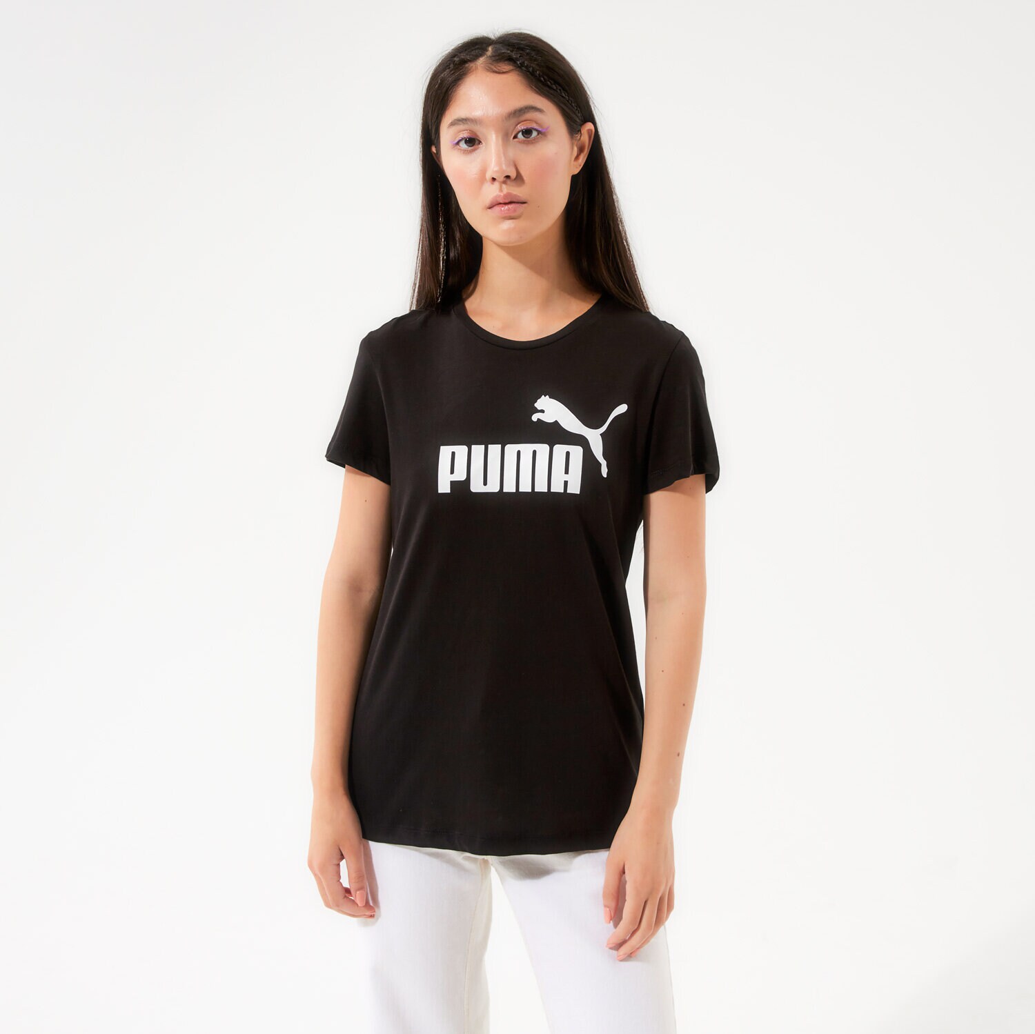 Damen T-Shirt PUMA CORE T SHIRT 58677401 Schwarz