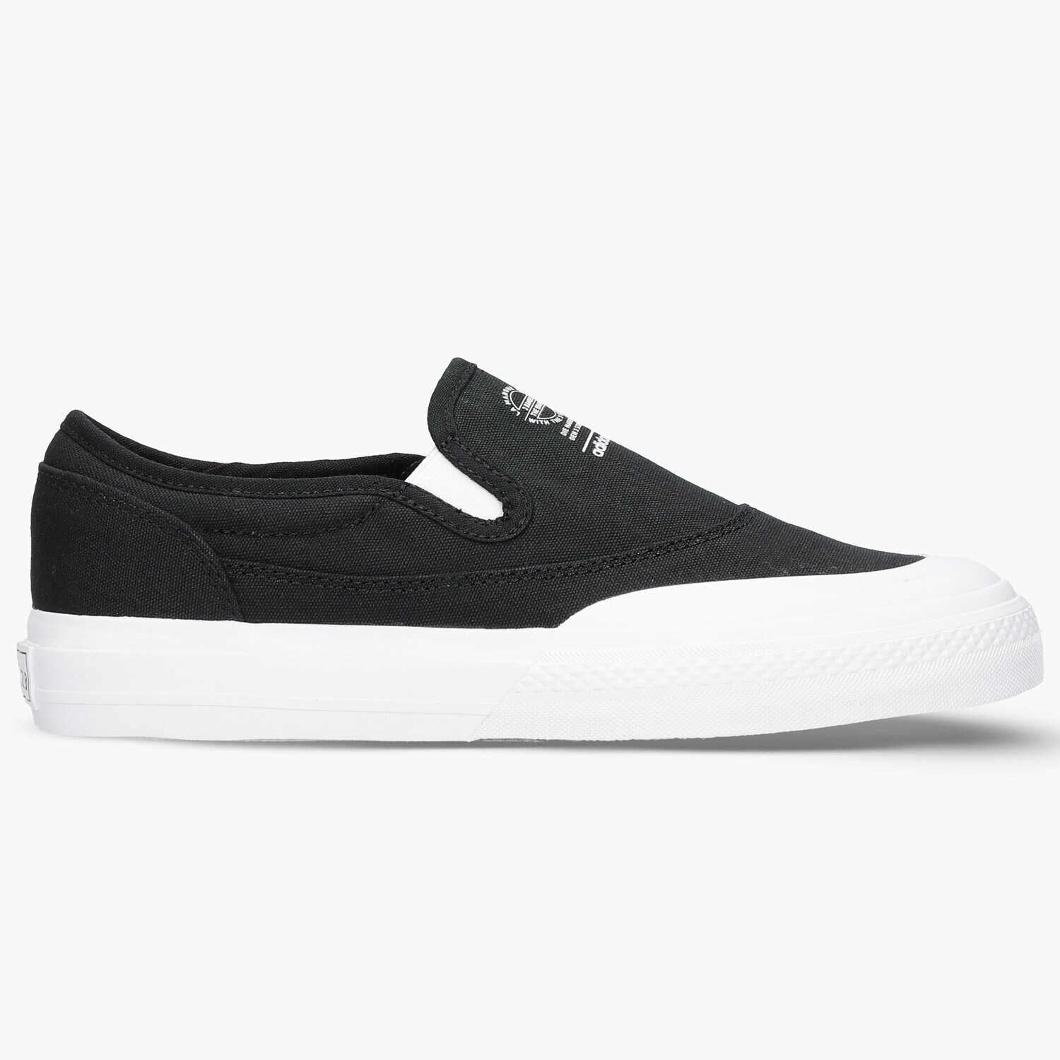 Damen Sneaker ADIDAS NIZZA RF SLIP S23722 Schwarz