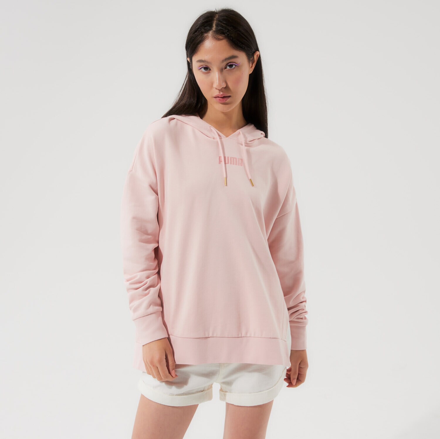 Damen PUMA HOODIE HER HOODIE TR - LOTUS 58951936 Rosa
