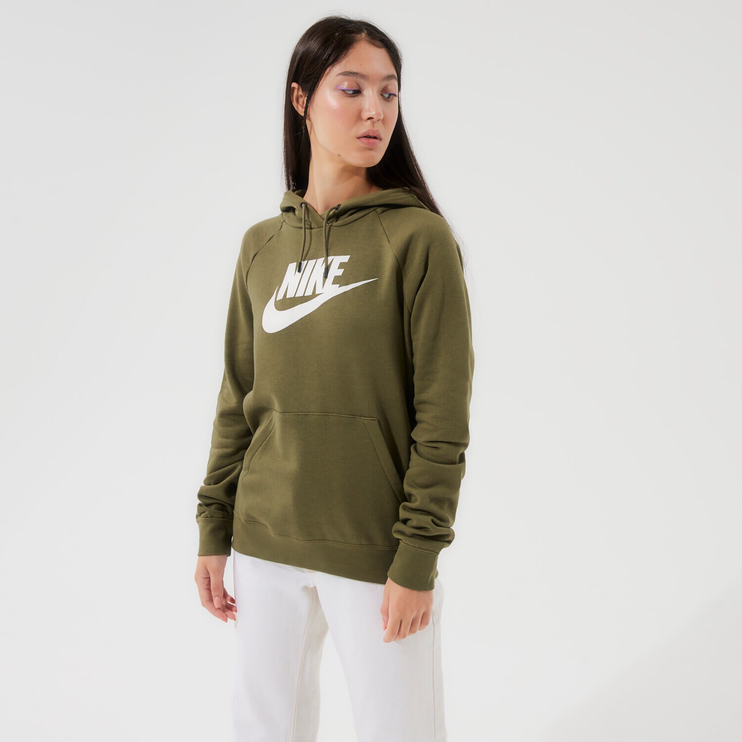 Damen NIKE HOODIE SPORTSWEAR ESSENTIAL BV4126-222 Khaki