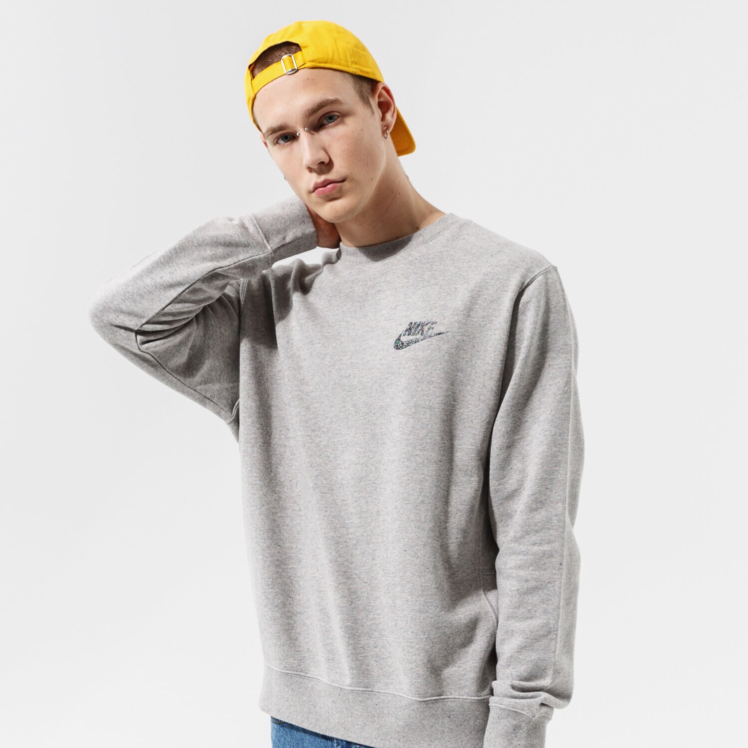 Herren NIKE SWEATSHIRT M NSW SPE+ SB CRW REVIVAL DD7045-902 Beige