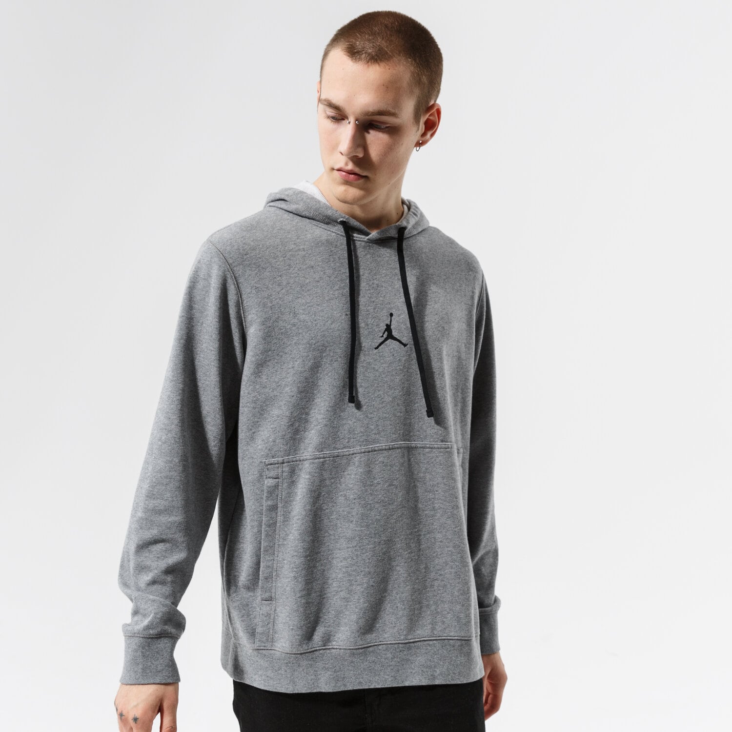 Herren JORDAN HOODIE M J DF AIR FLC PO  DA9860-091 Grau