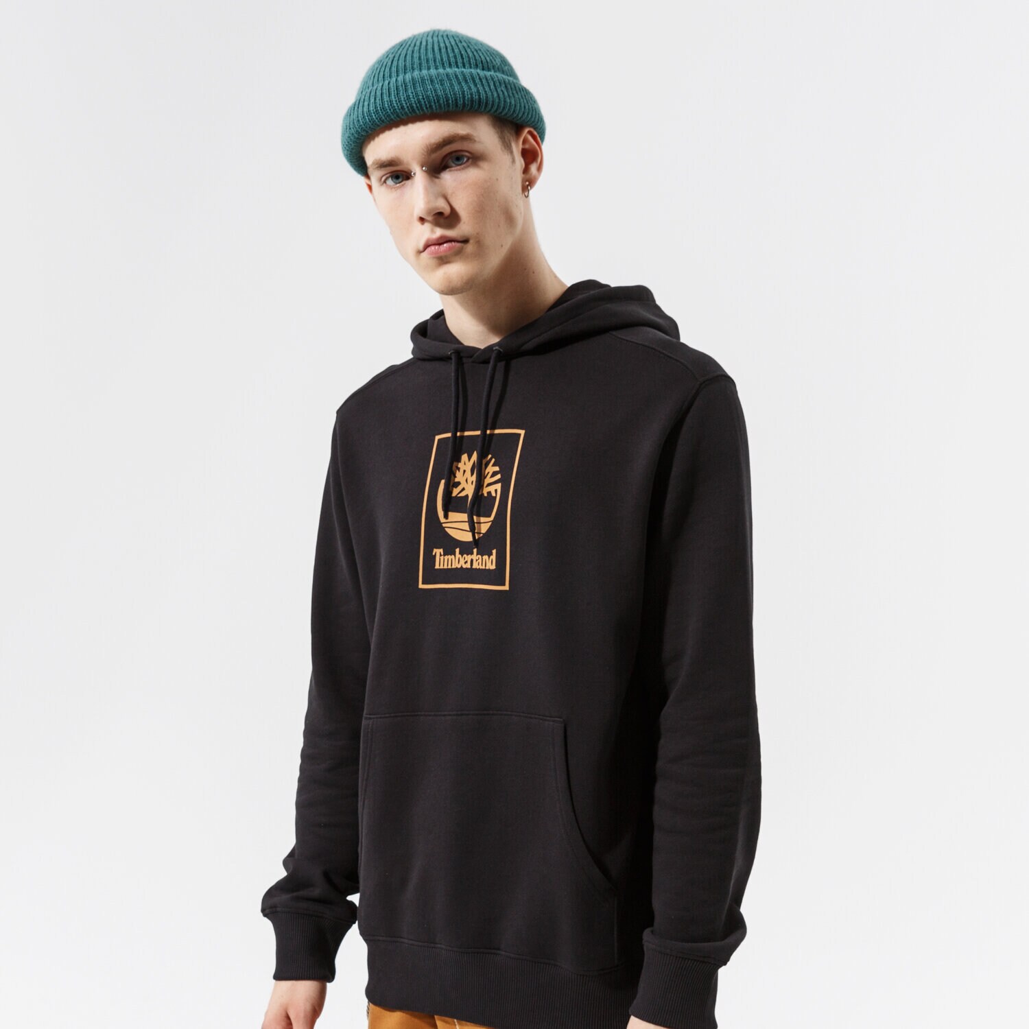 Herren TIMBERLAND HOODIE TREE LOGO HOODED BLACK TB0A5PHM0011 Schwarz