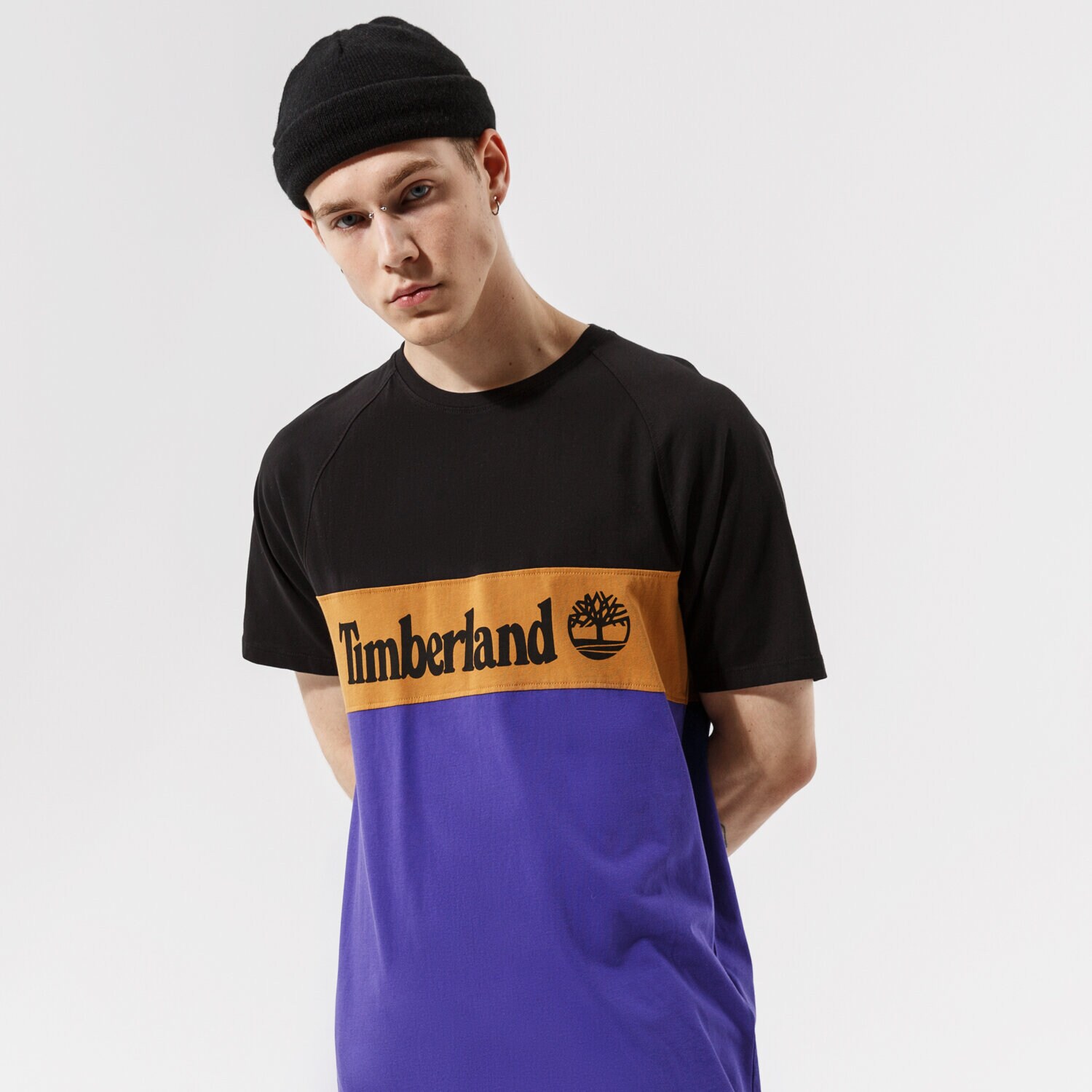 Herren T-Shirt TIMBERLAND T-SHIRT YC SS CUT & SEW TEE TB0A22K4CE11 Violet