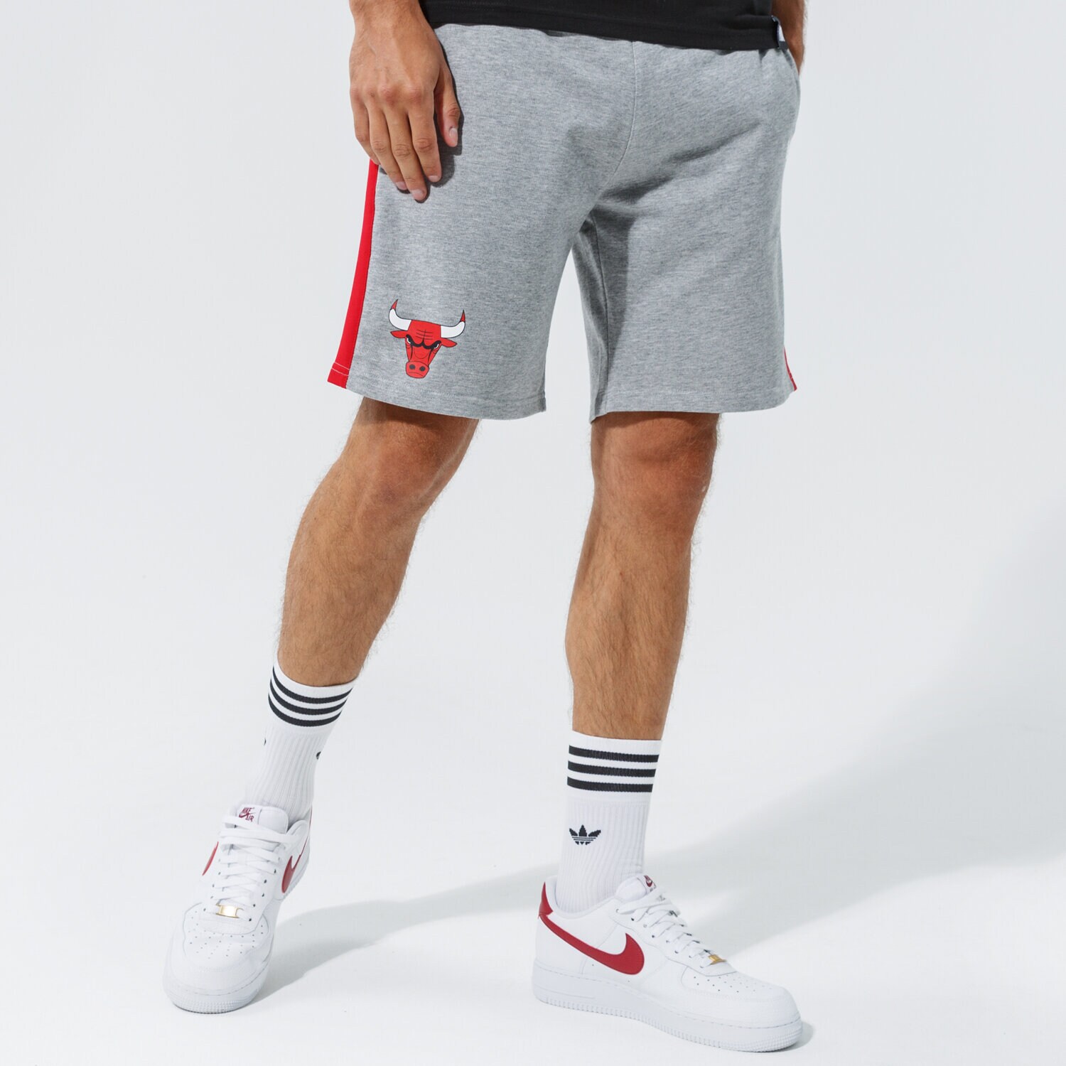 Herren Shorts NEW ERA SHORTS NBA SIDE PANEL SHORT BULLS CHICAGO BULLS LGHF 12590890 Grau