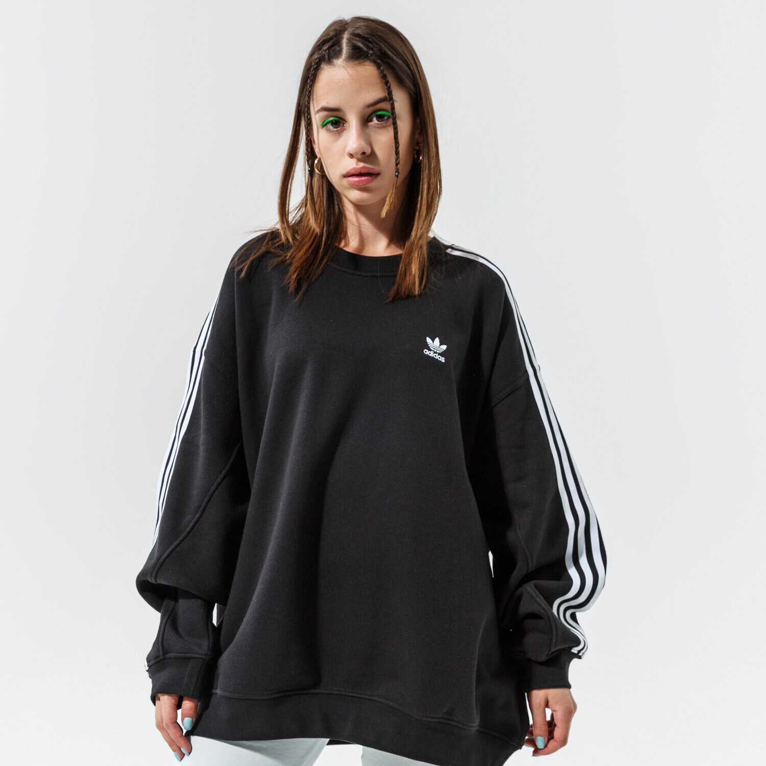 Damen ADIDAS SWEATSHIRT OS SWEATSHIRT H33539 Schwarz