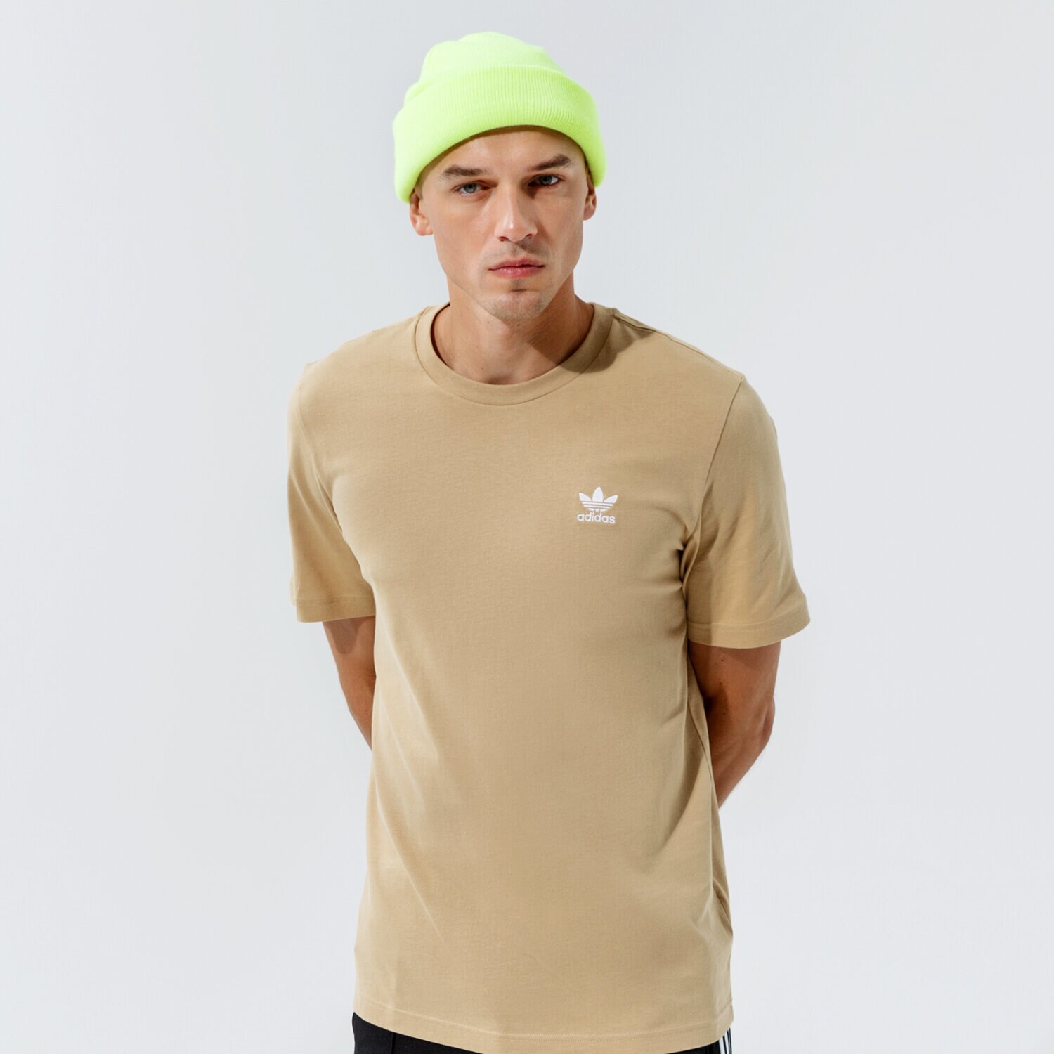 Herren T-Shirt ADIDAS T-SHIRT ESSENTIAL TEE H34634 Khaki