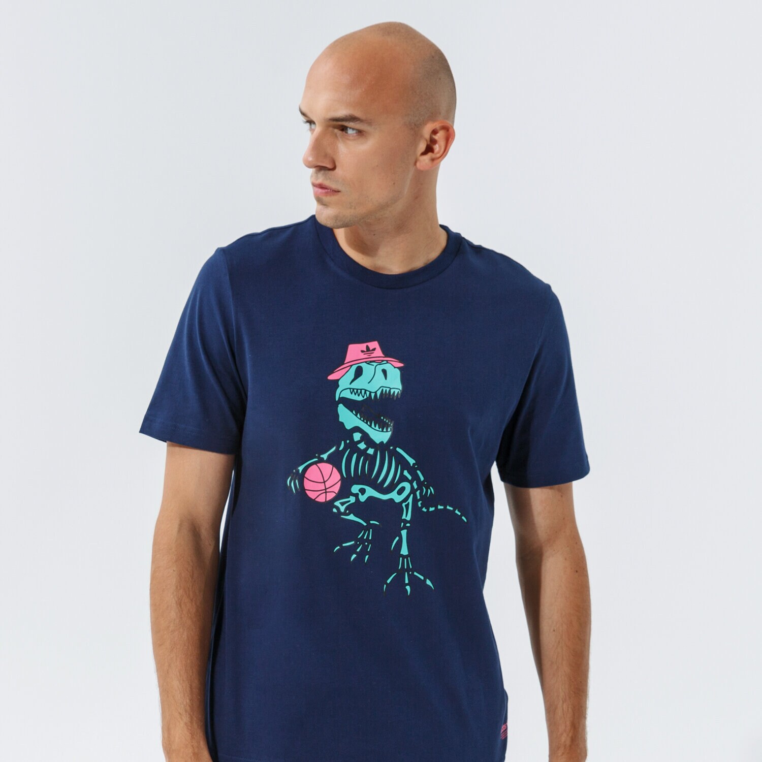 Herren T-Shirt ADIDAS T-SHIRT 5 DINO TEE H13455 Dunkelblau