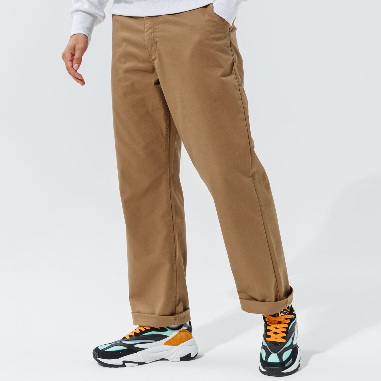 Herren Hosen VANS HOSE AUTHENTIC CHINO LOOSE PANT VN0A5FJBDZ91 Beige