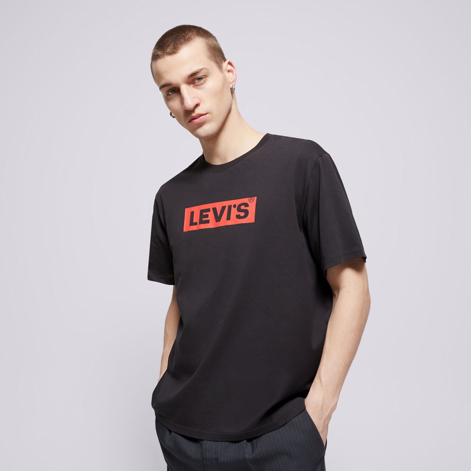 Herren T-Shirt LEVI'S T-SHIRT SS RELAXED FIT TEE 161430198 Schwarz