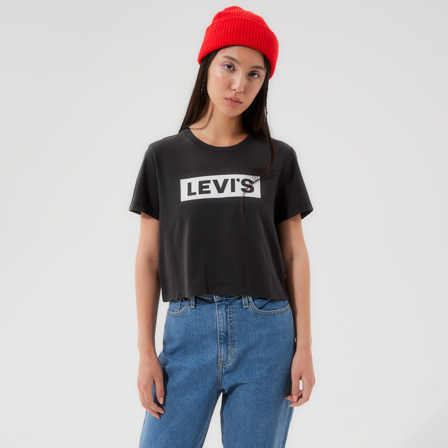 Damen T-Shirt LEVI'S T-SHIRT THE PERFECT TEE 17369-1506 Schwarz