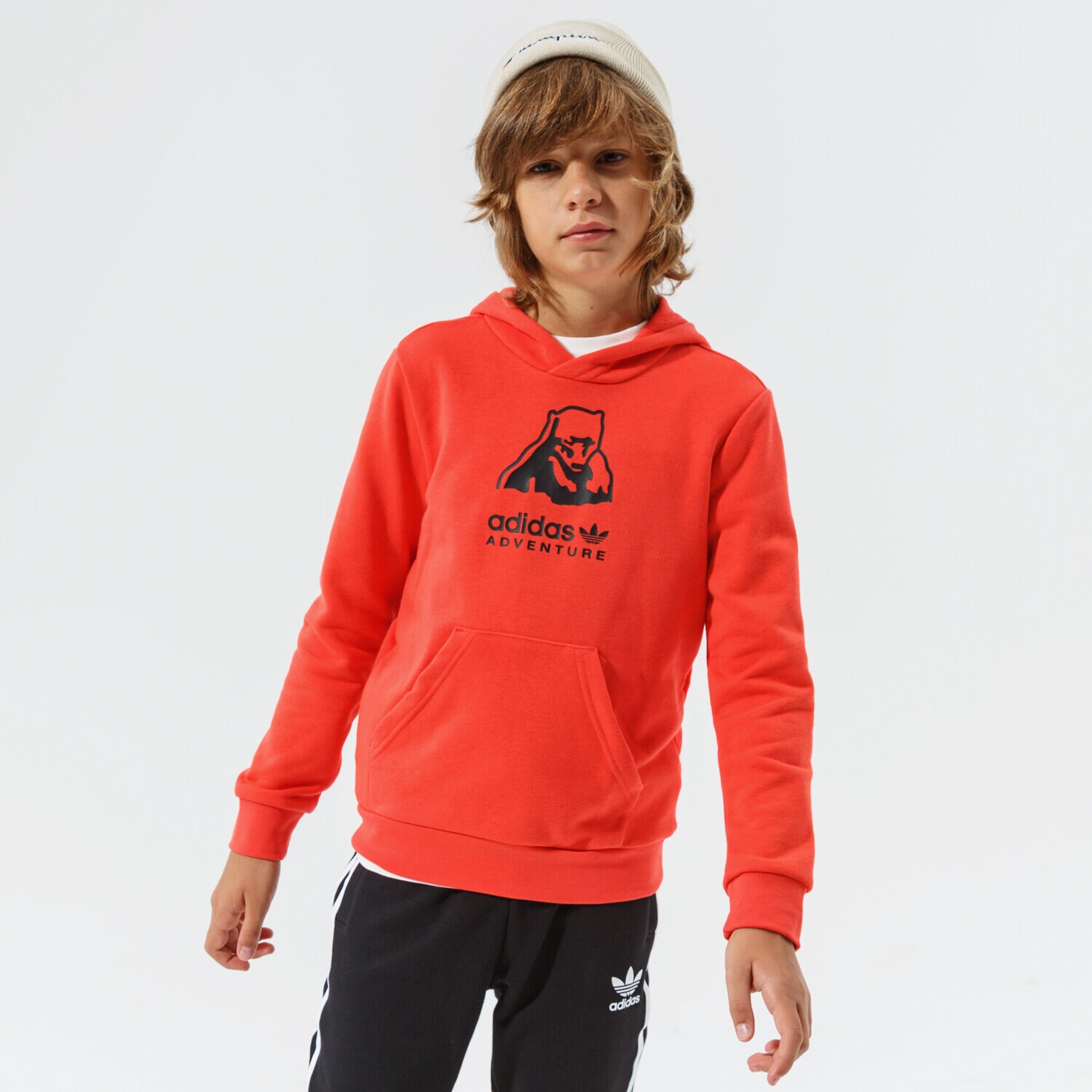 Kinder ADIDAS HOODIE HOODIE BOY H31226 Rot