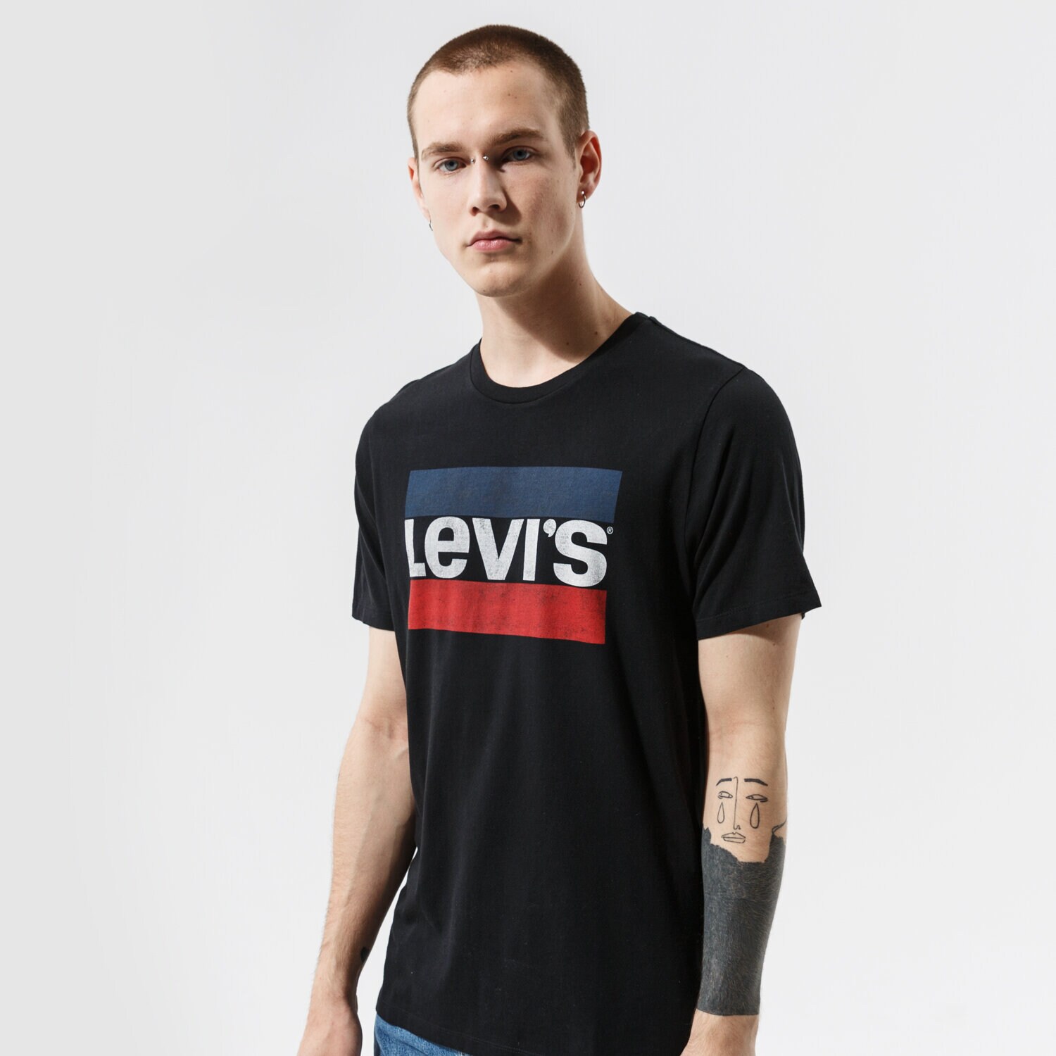 Herren T-Shirt LEVI'S T-SHIRT SPORTSWEAR LOGO GRAPHIC 396360050 Schwarz