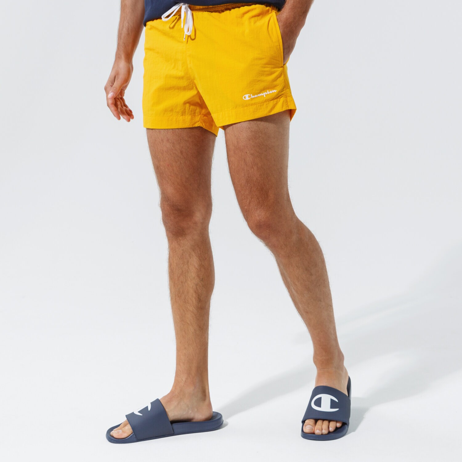 Herren Shorts CHAMPION SHORTS BEACHSHORT 216074YS058 Gelb