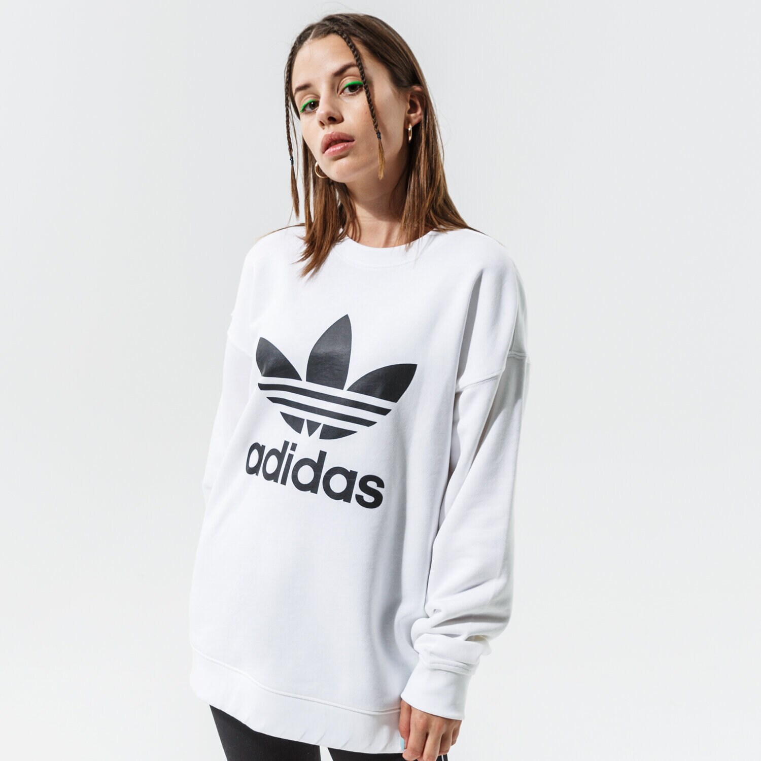 Damen ADIDAS SWEATSHIRT TRF CREW SWEAT GN2961 Weiß